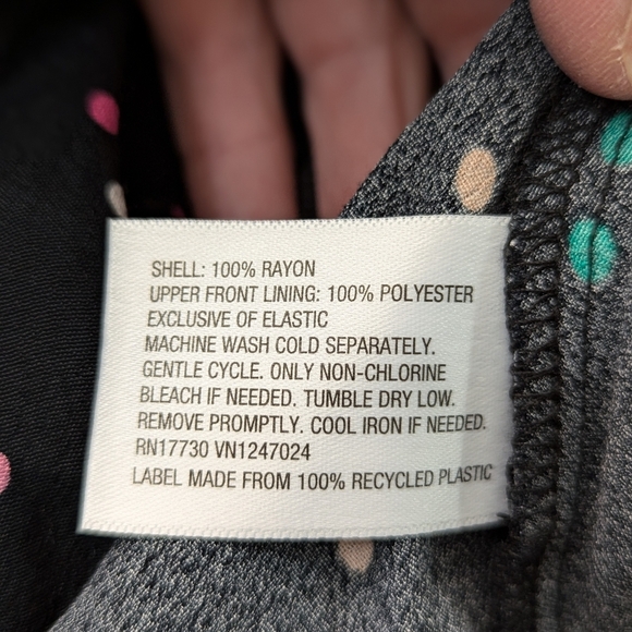 Rixo x Target Black Multicolor Rainbow Polka Dot Smocked Mini Party Dress Size 6 - Picture 8 of 11